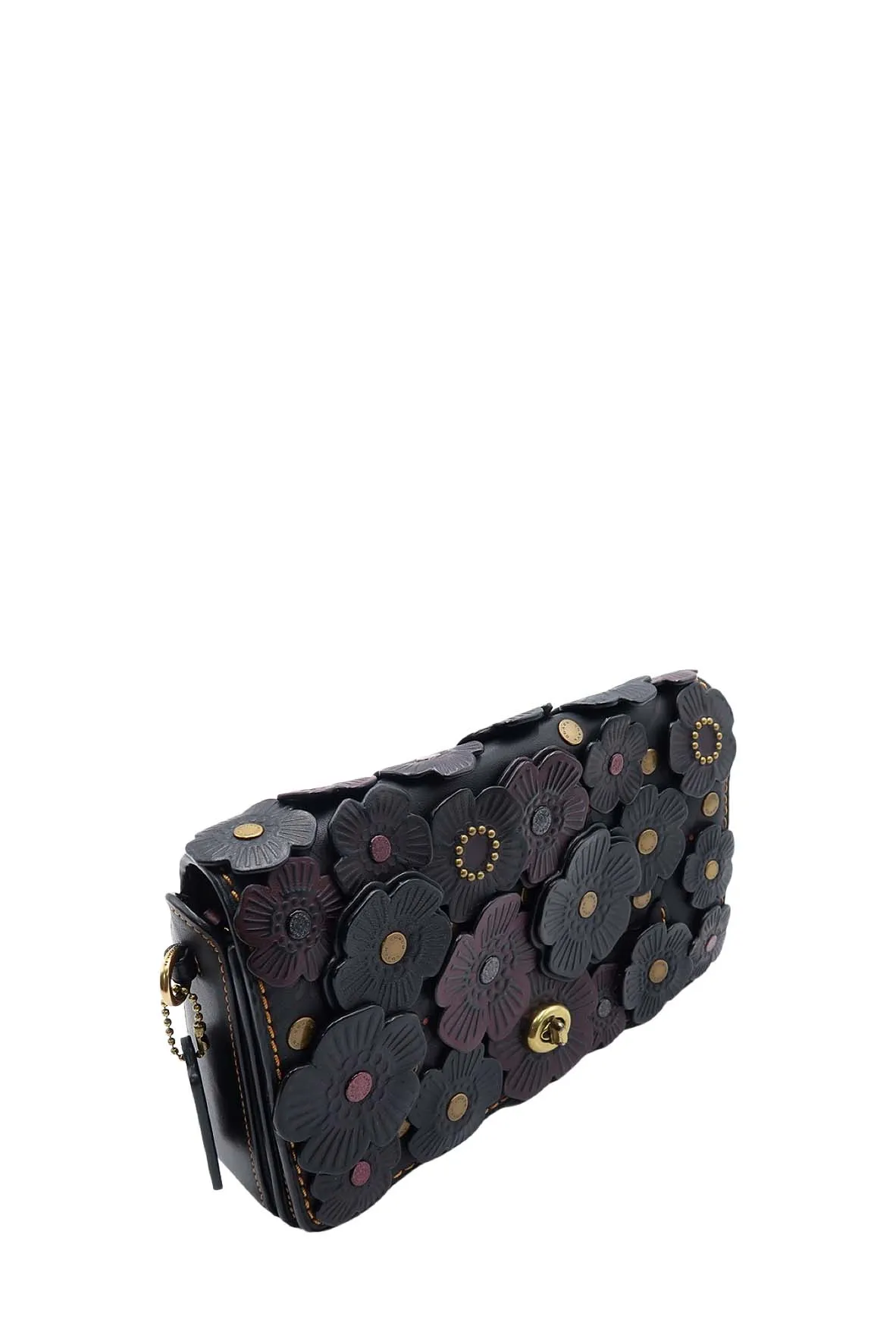 1941 Dinky Medium Floral Crossbody Black