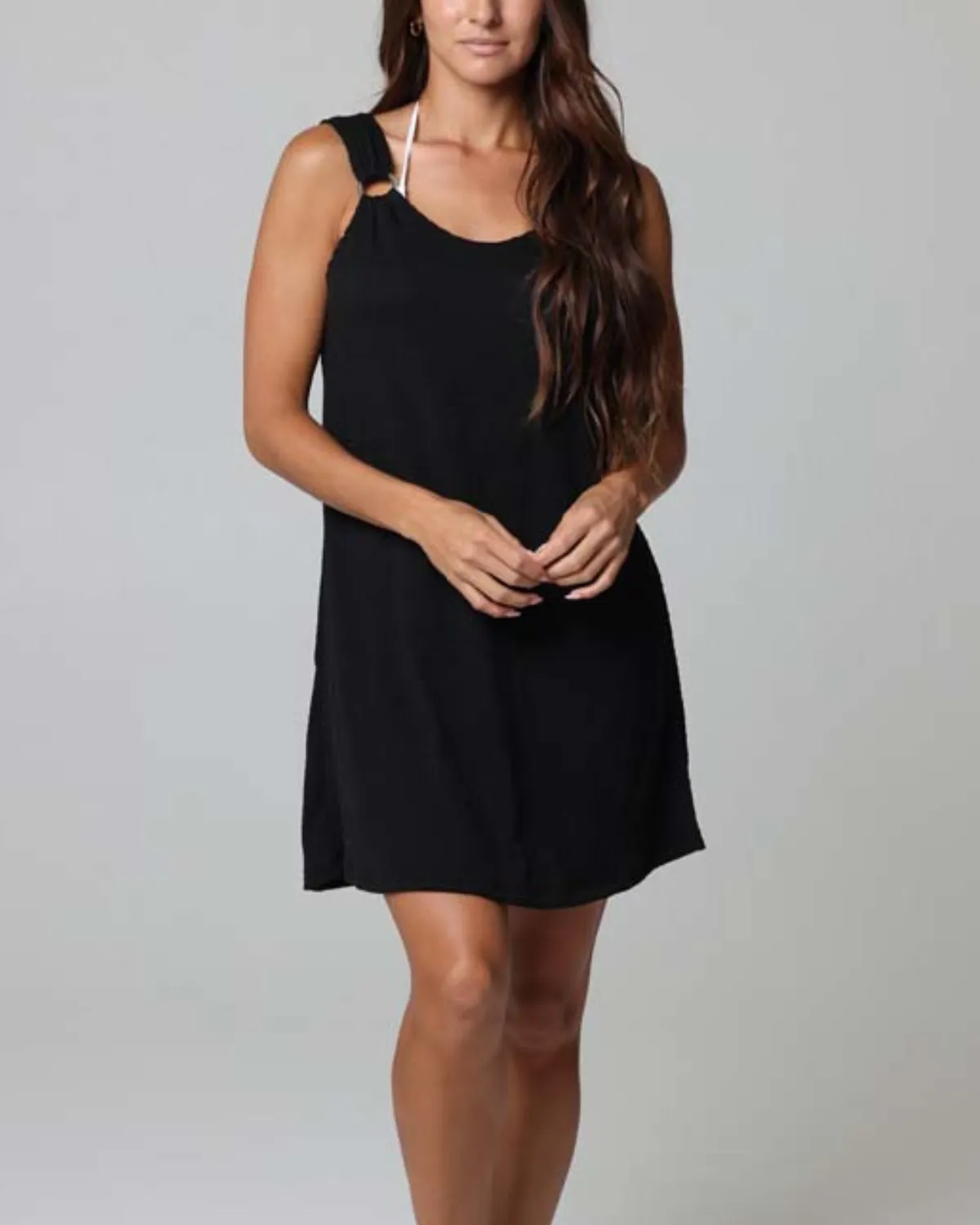 2024 J Valdi Bubble Knit Ring Tank Dress - J20384