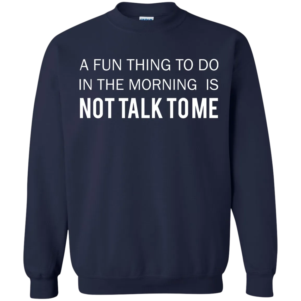 A Fun Thing To Do in the Morning is Not Talk To Me shirt, sweater, tank