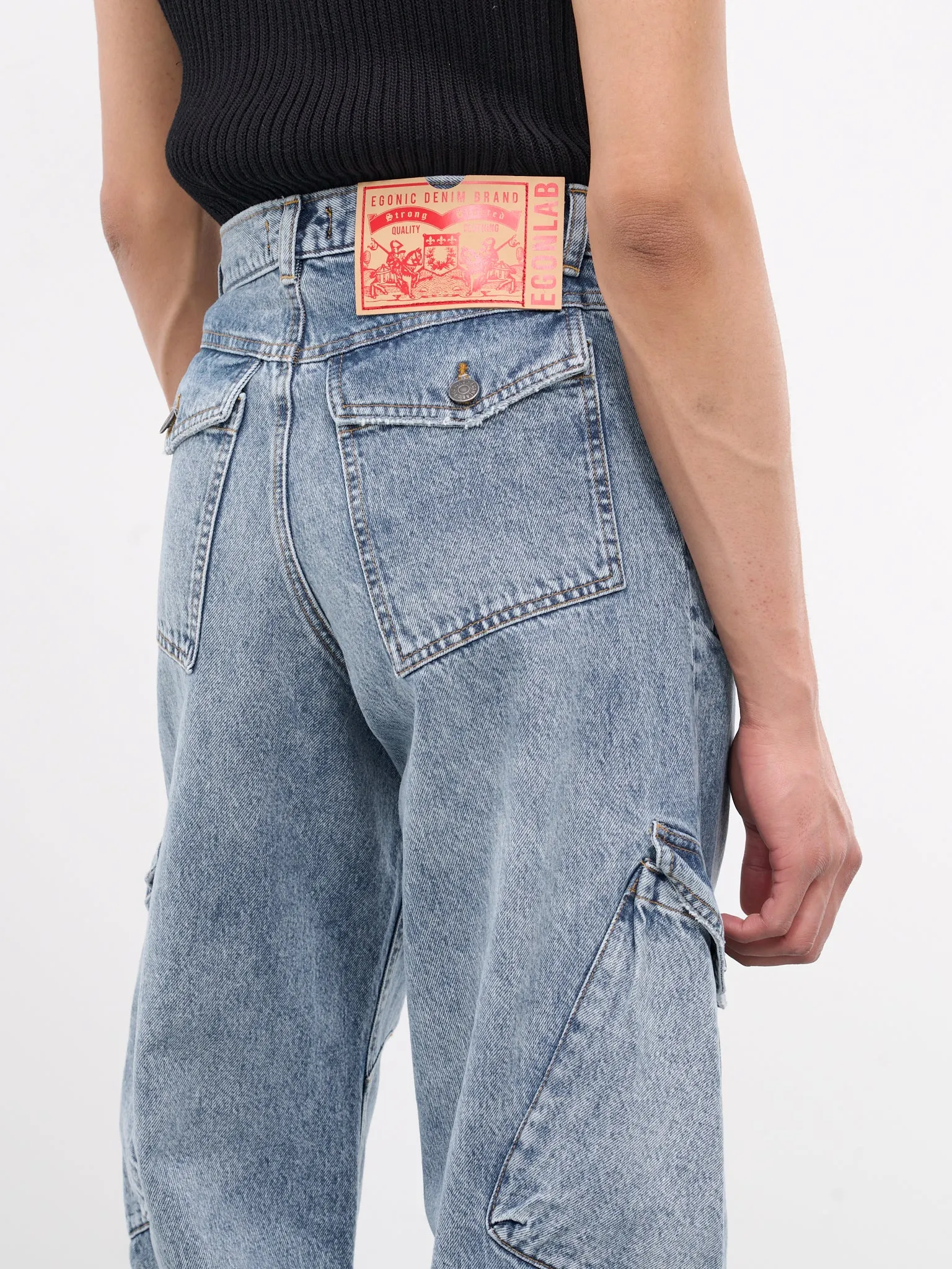 Acid Washed Jeans (DN-001-A-BLUE-ACID-WASHED)