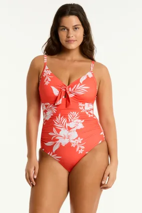 Aloha Tie Front DD/E One Piece