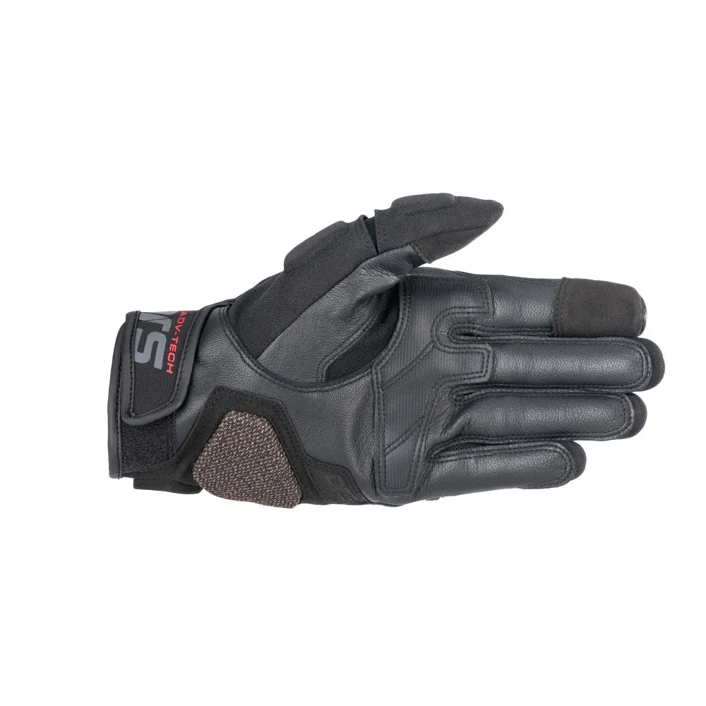 Alpinestars Halo Leather Motorcycle Gloves Black