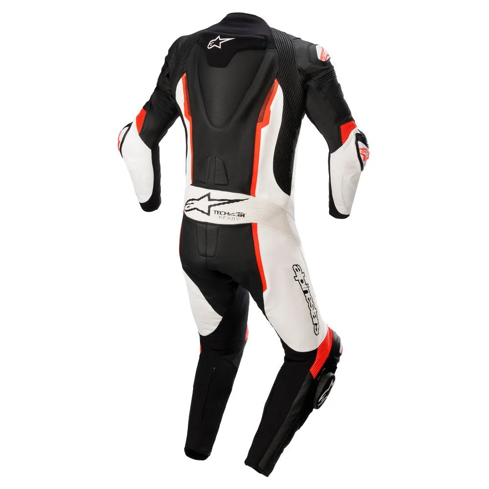 Alpinestars Missile V2 Leather Suit 1 Pc B/W Red Fluo