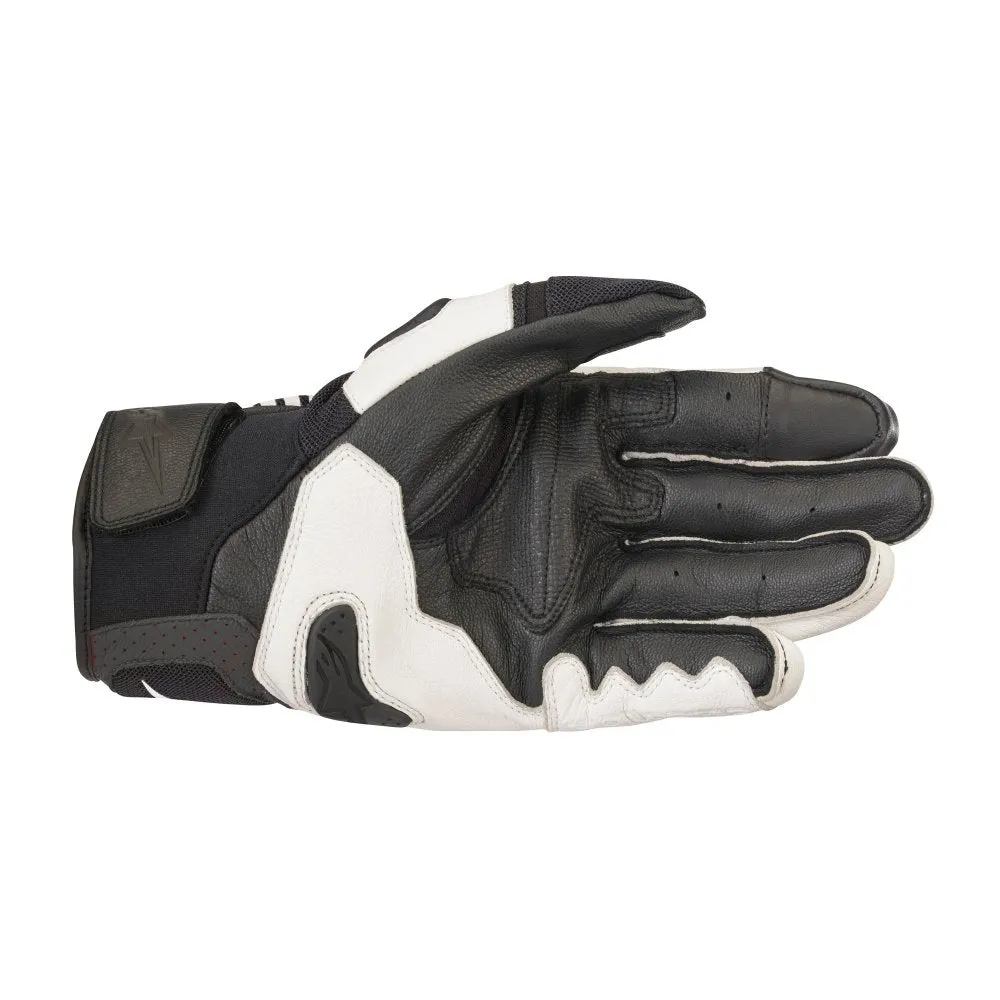 Alpinestars SP-X Air Carbon v2 Motorcycle Gloves Black White