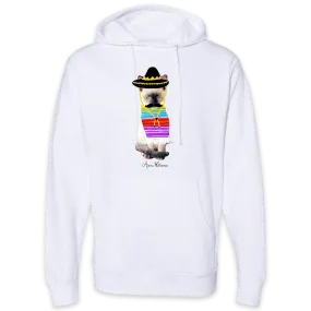 Anne Williams Art Mexican Cat Pullover Hooded Sweatshirt