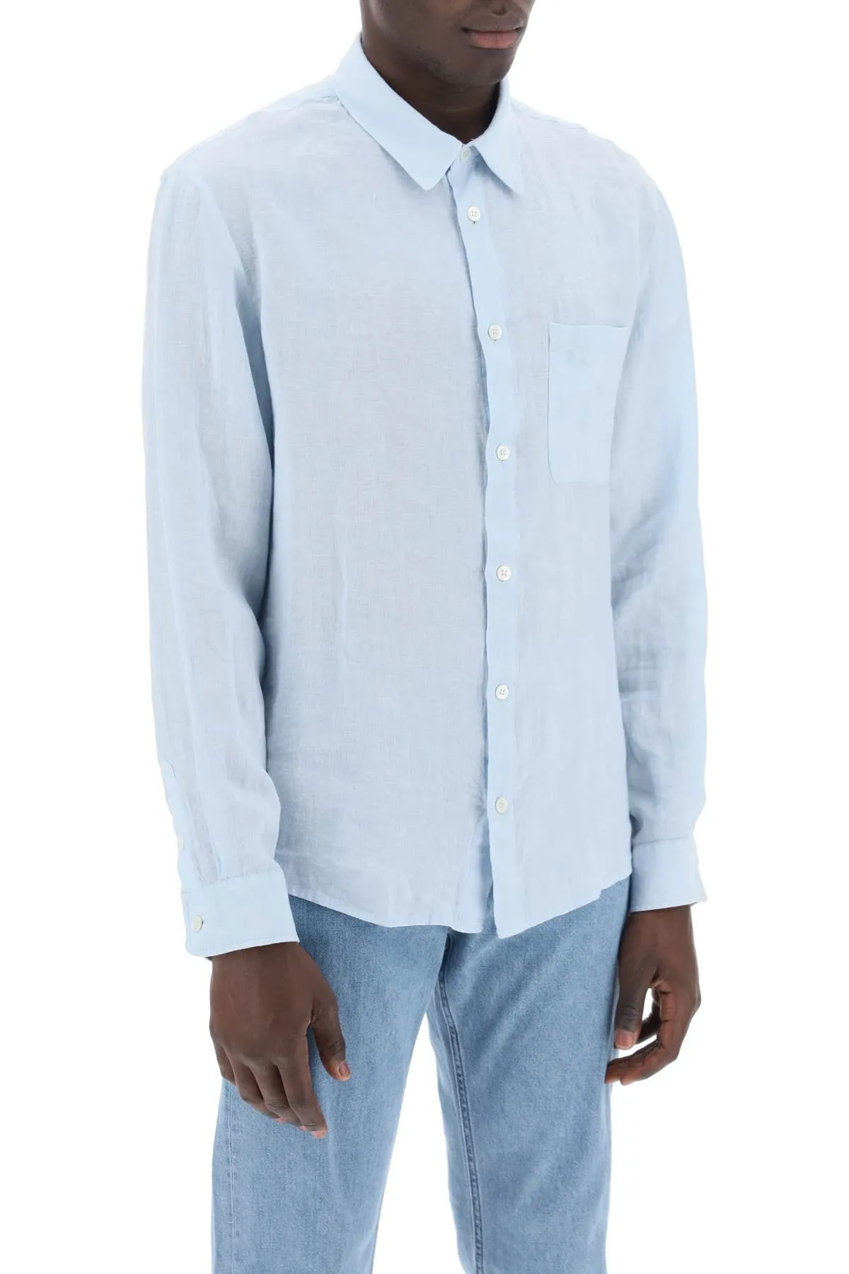 A.p.c. camicia cassel in lino