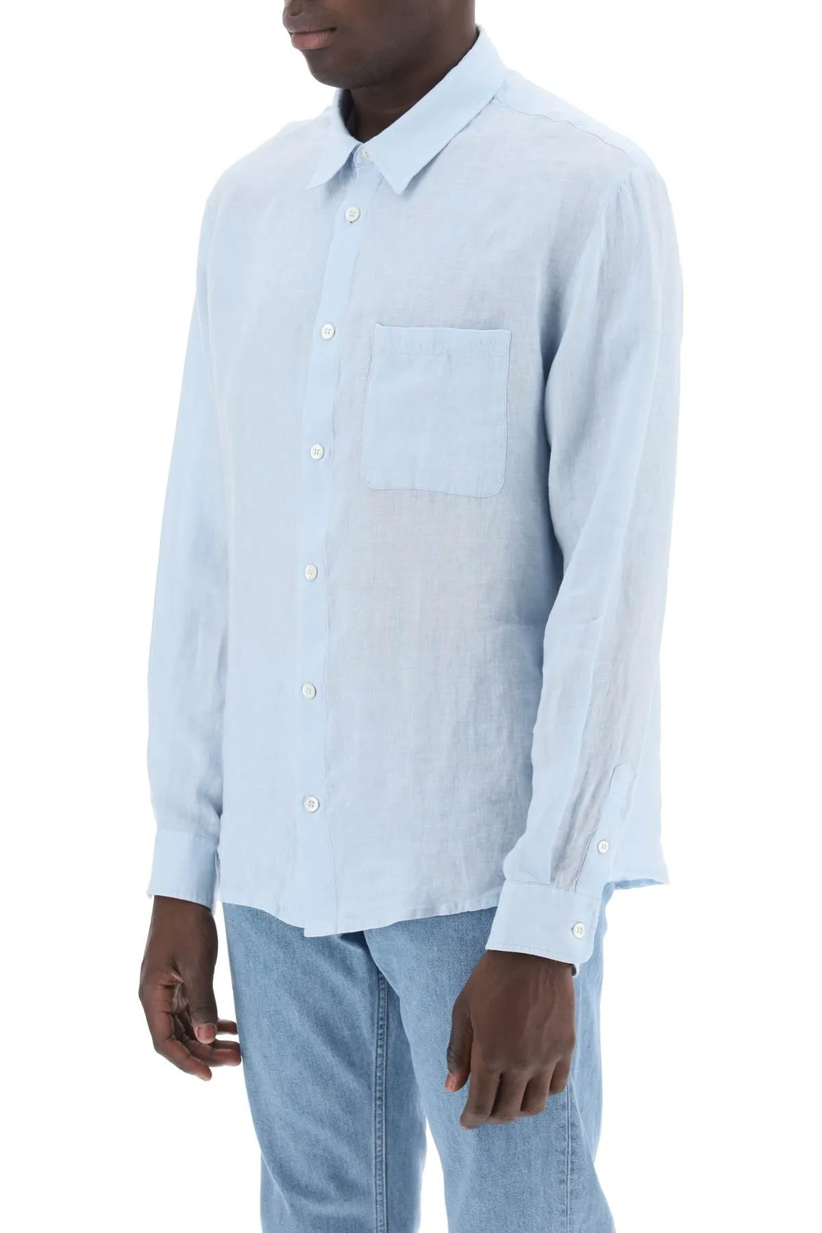 A.p.c. camicia cassel in lino