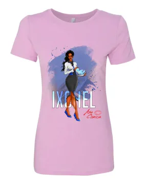 Aza Comics Ixchel Ladies Scoop-Neck Superhero Tee