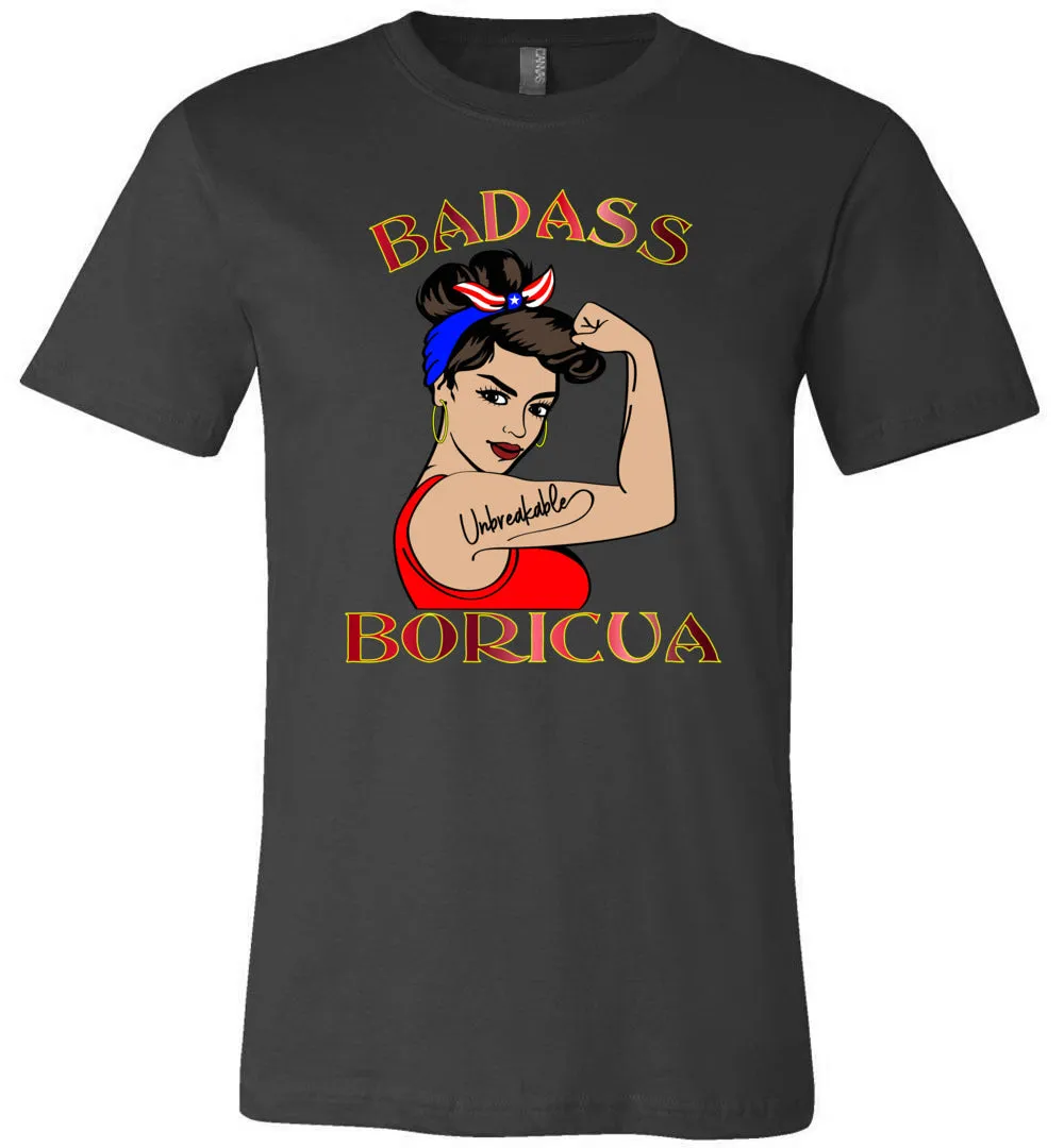 Badass Unbreakable Boricua (XS-5XL) Unisex T-Shirt