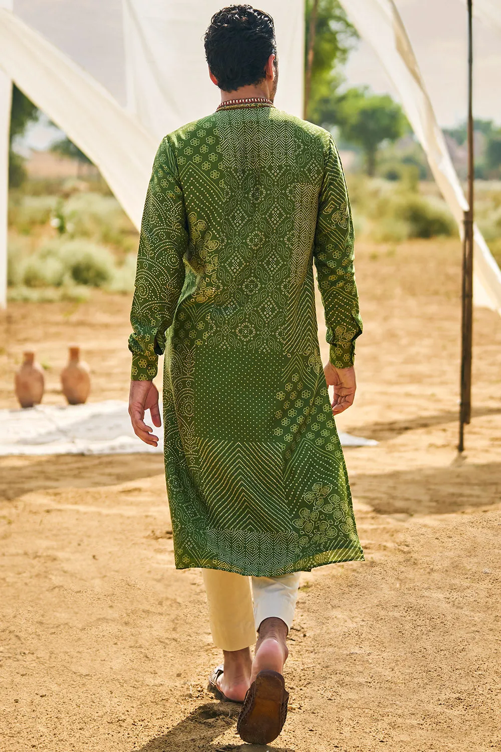 Bandhani Kurta Set