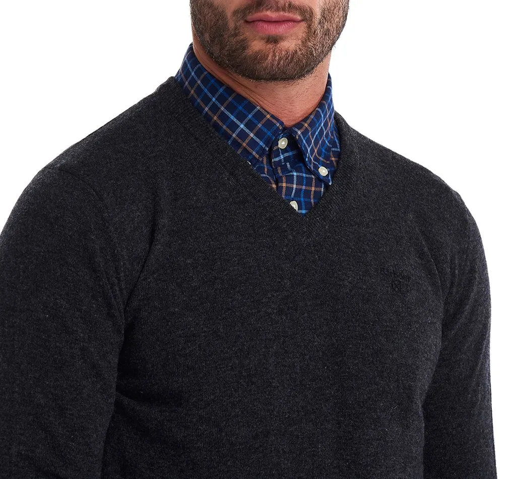 Barbour Men's Essential Lambswool V Neck Jumper