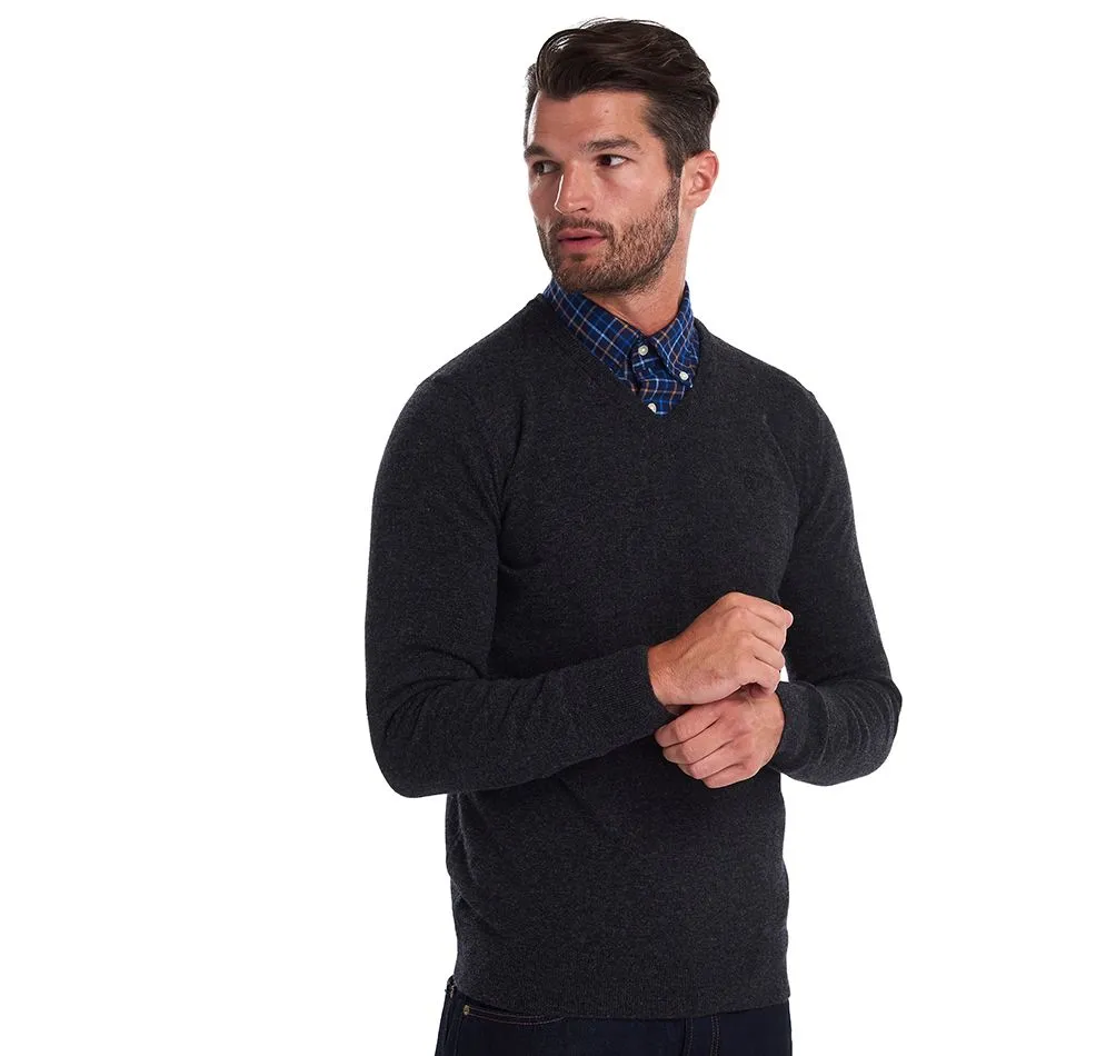 Barbour Men's Essential Lambswool V Neck Jumper