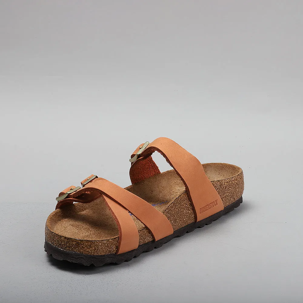 BIRKENSTOCK FRANCA 1021490 SFB PECAN NUBUCK LEATHER