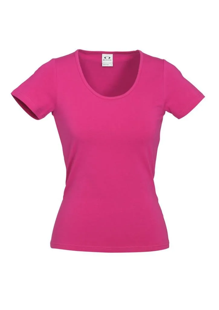 Biz Collection Ladies Vibe Tee (T29222)-Clearance