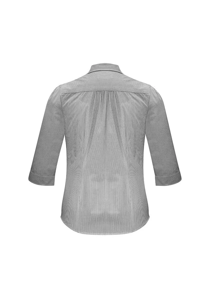 Biz Collection Womens Euro 3/4 Sleeve Shirt-(S812LT)-Clearance