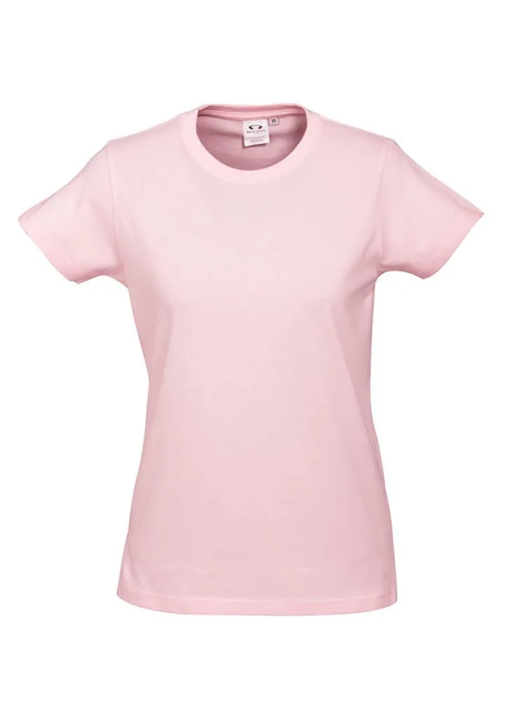 Biz Collection Womens Ice Short Sleeve Tee 2nd  ( 10 Colour ) (T10022)