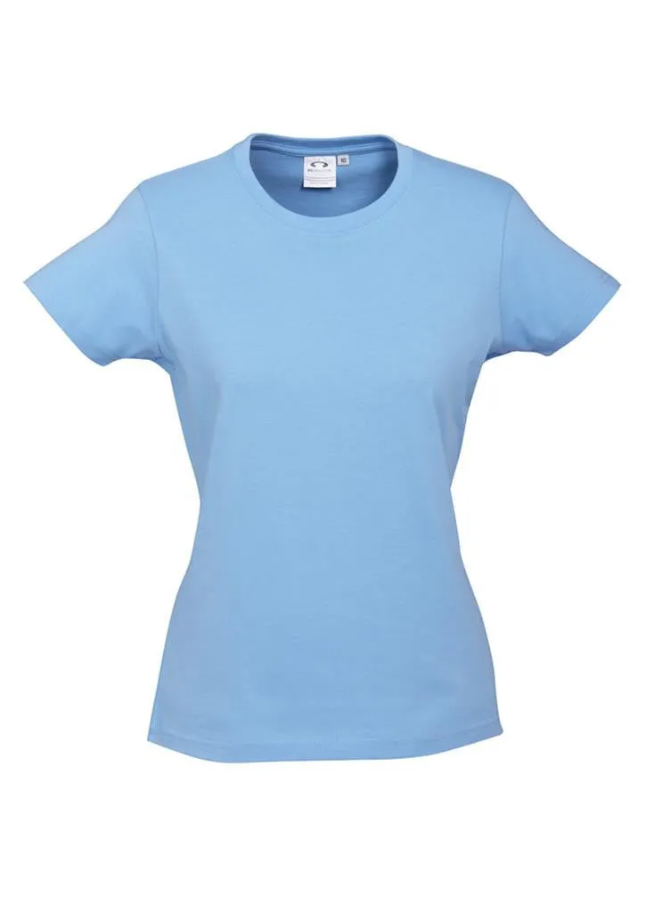 Biz Collection Womens Ice Short Sleeve Tee 2nd  ( 10 Colour ) (T10022)