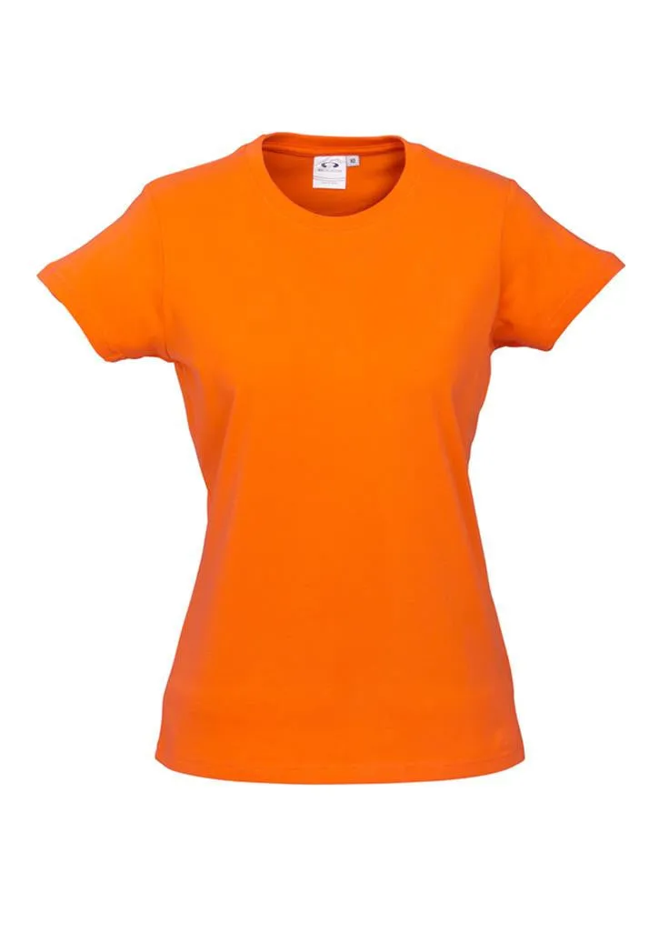 Biz Collection Womens Ice Short Sleeve Tee 2nd  ( 10 Colour ) (T10022)