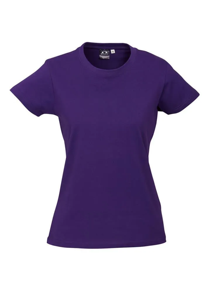 Biz Collection Womens Ice Short Sleeve Tee 2nd  ( 10 Colour ) (T10022)