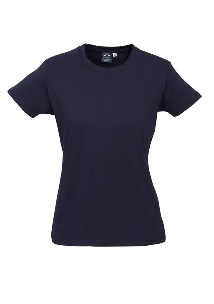 Biz Collection Womens Ice Short Sleeve Tee 2nd  ( 10 Colour ) (T10022)