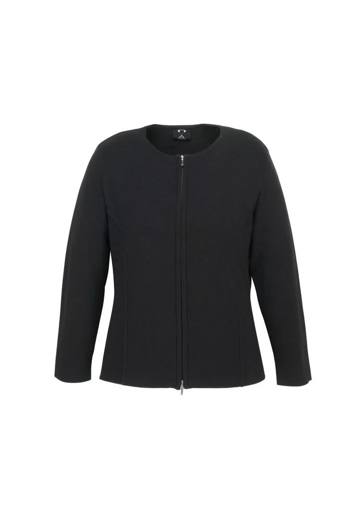 BizCollection LC3505 Ladies 2-Way Zip Cardigan