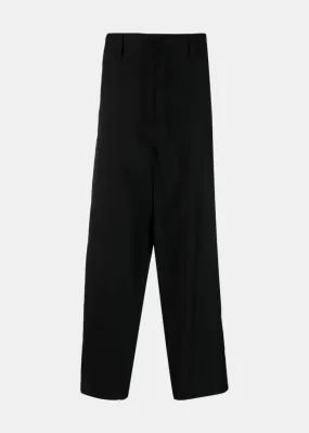 Black Drawstring Trousers