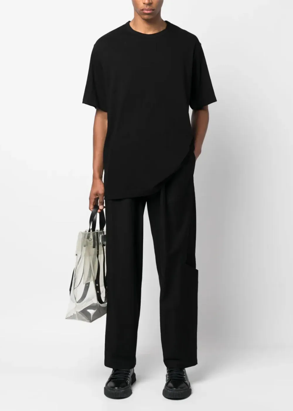 Black Drawstring Trousers