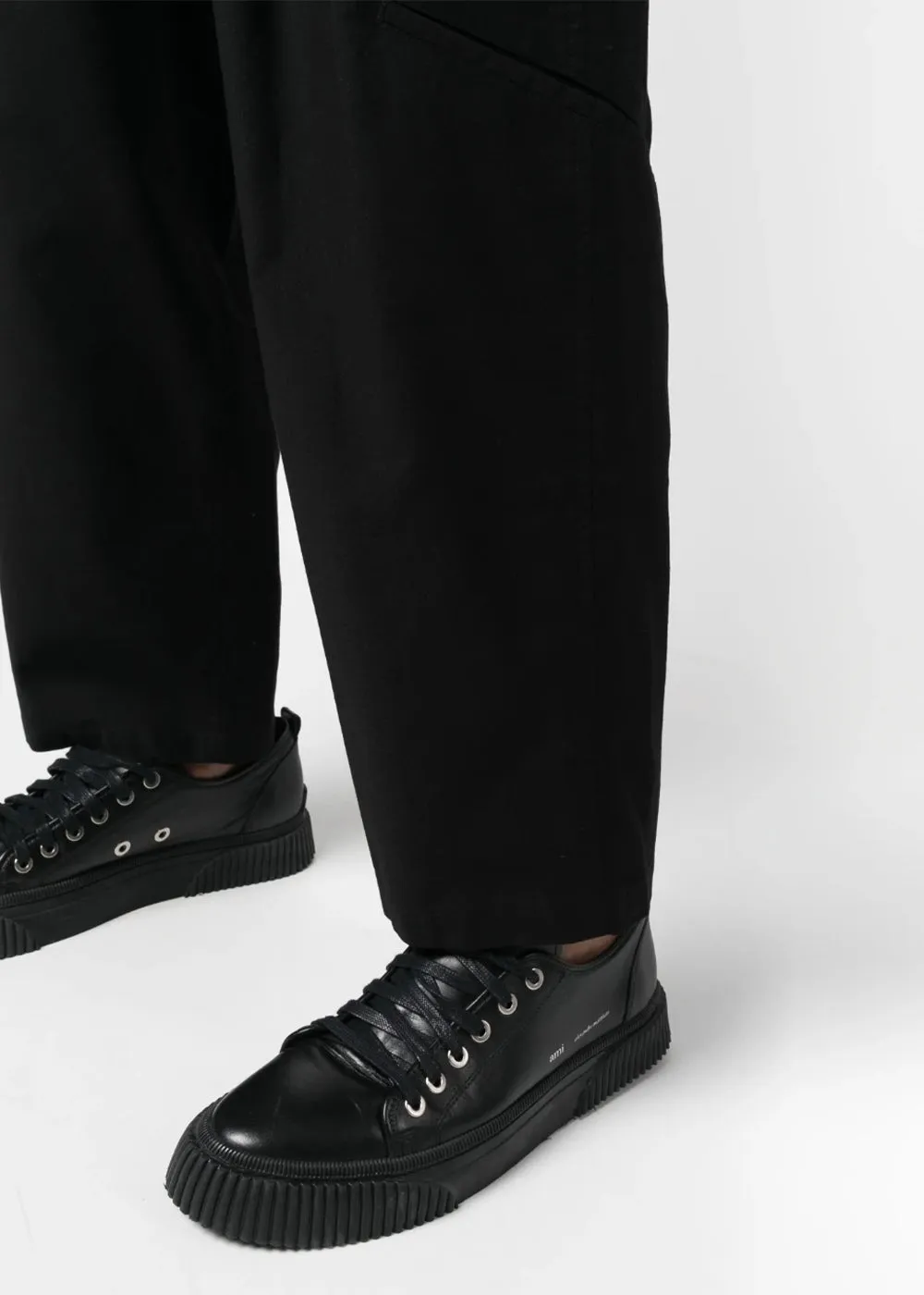 Black Drawstring Trousers