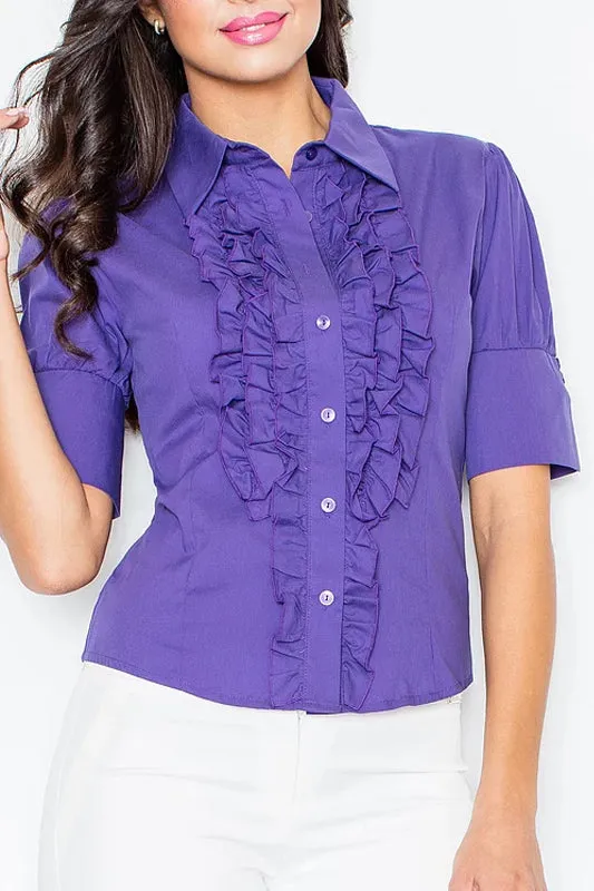 Camicia a manica corta model 4473 Figl