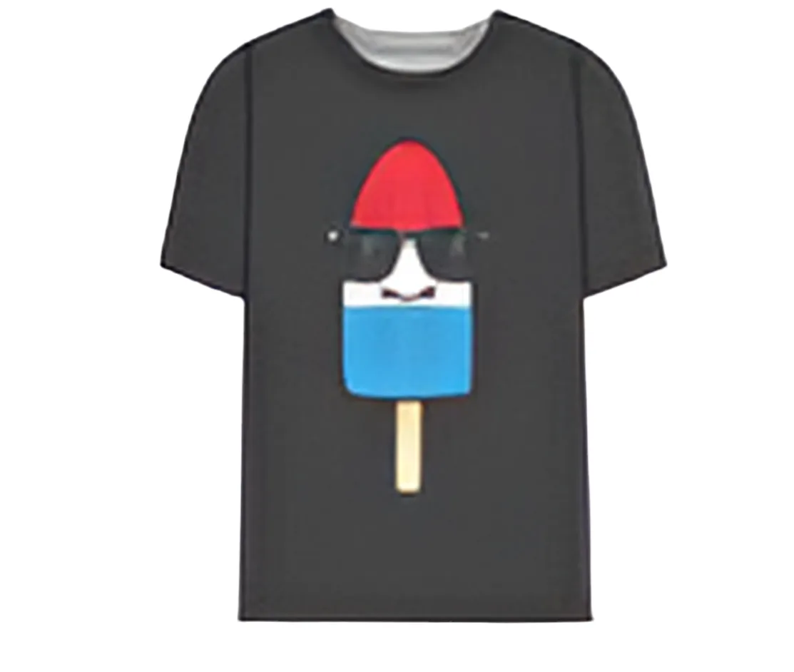 Chill Popsicle Tee- Black