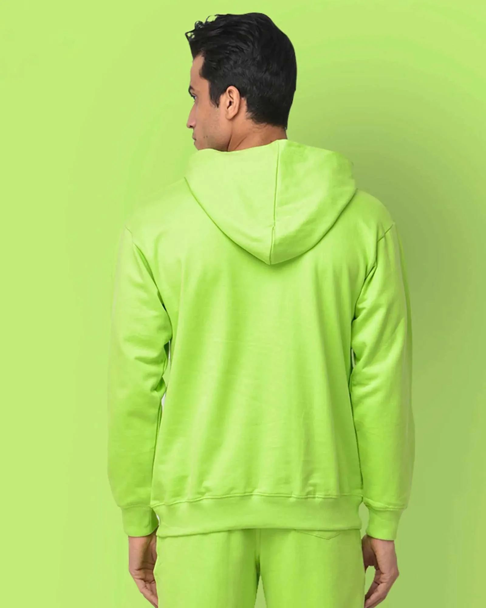 Classic Hoodie: Neon Green