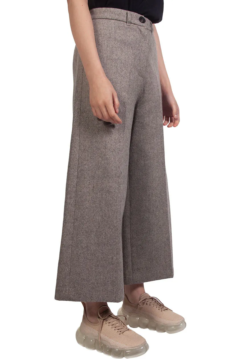 Crop Structured Pants