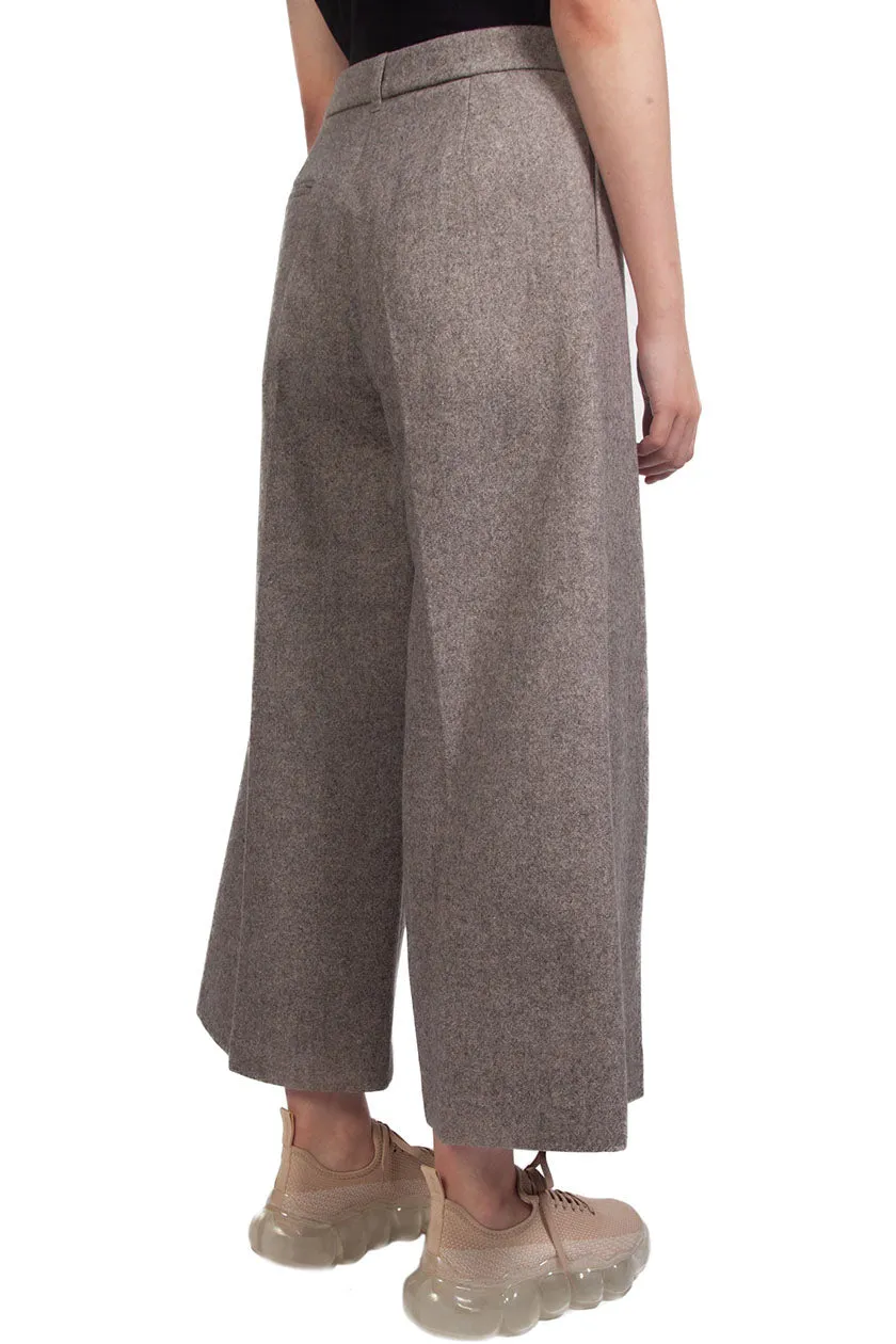 Crop Structured Pants