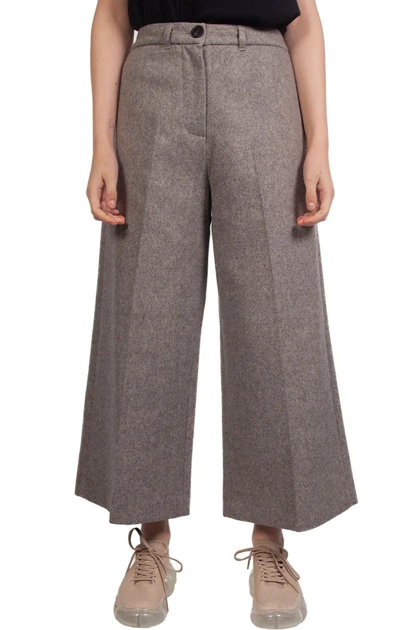 Crop Structured Pants