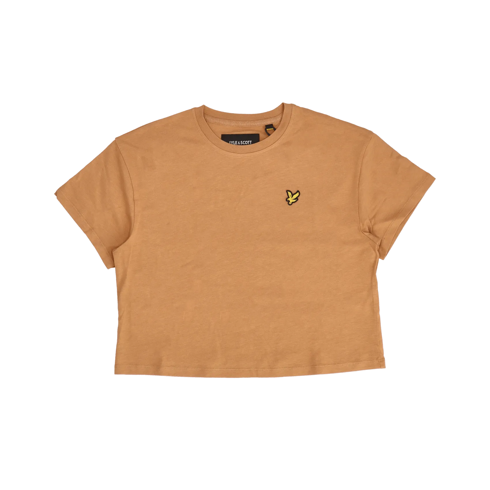 Cropped T-shirt - Tan