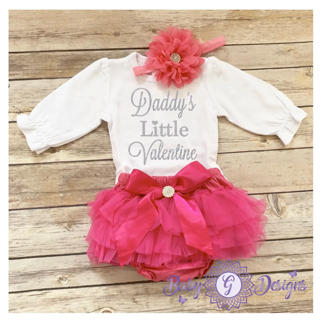 Daddy little valentine-silver