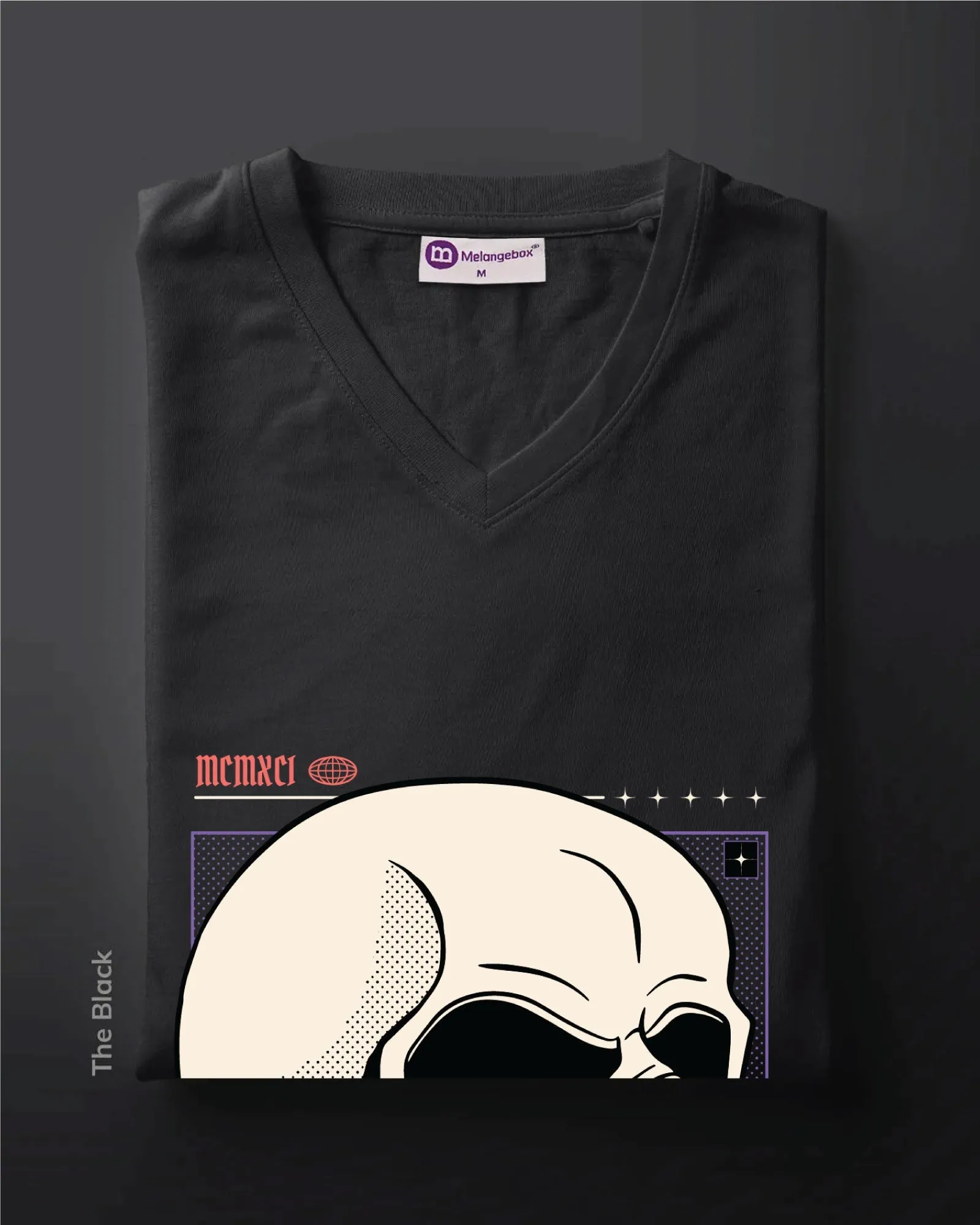 Destiny V Neck: Black