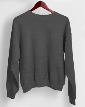 Drop Shoulder Sweatshirt: DimGrey Melange