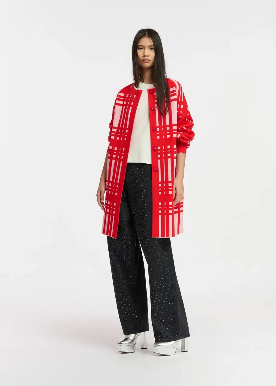 Essentiel Antwerp Flow Jacket in cherry Red