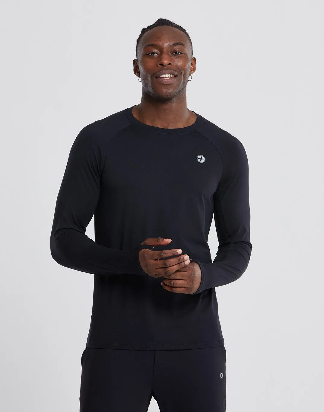 Gym Coffee Advantage Longsleeve Tee (Mens) - Black