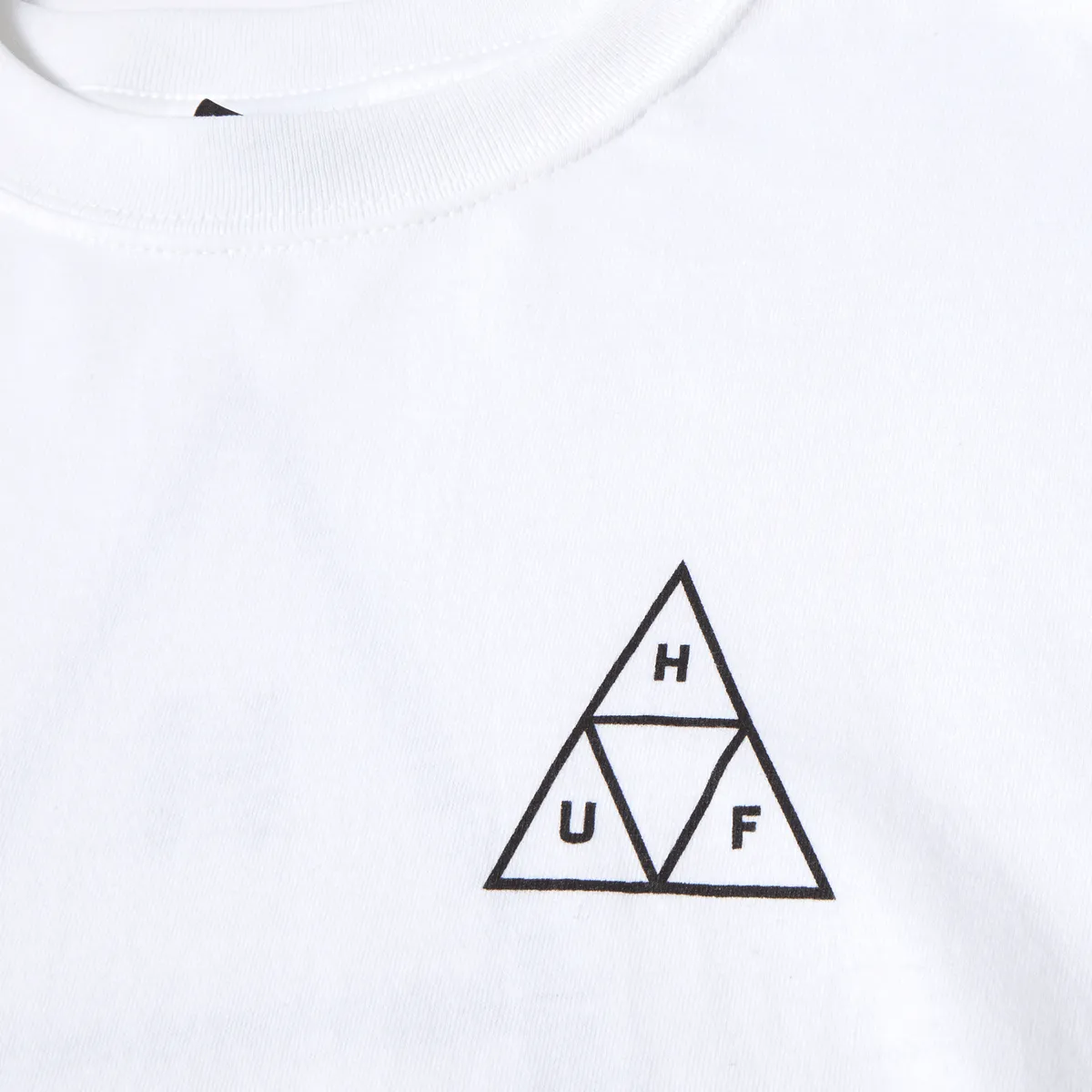 HUF HUF SET TT L/S TEE-WHITE