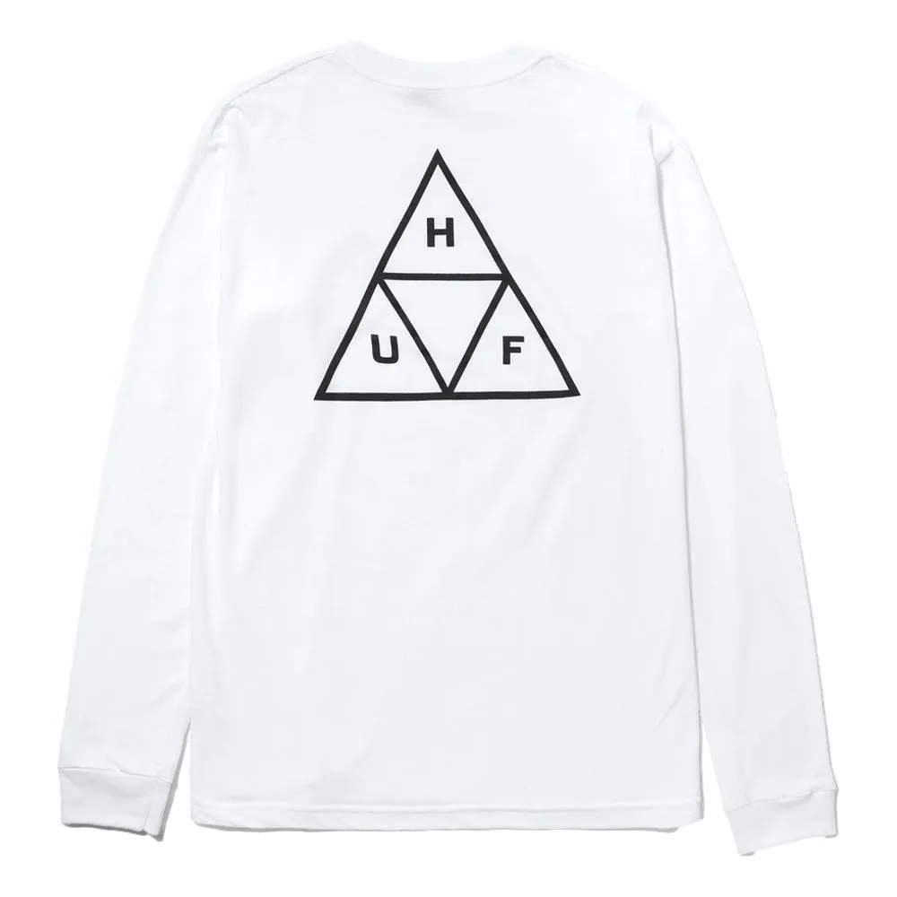 HUF HUF SET TT L/S TEE-WHITE