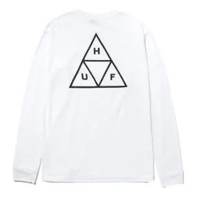 HUF HUF SET TT L/S TEE-WHITE