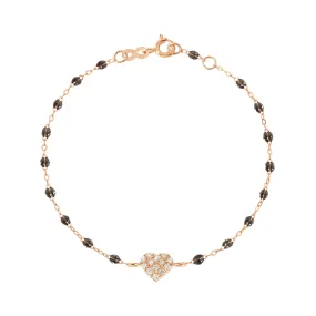 In Love Diamond Bracelet, Quartz, Rose Gold, 6.7"