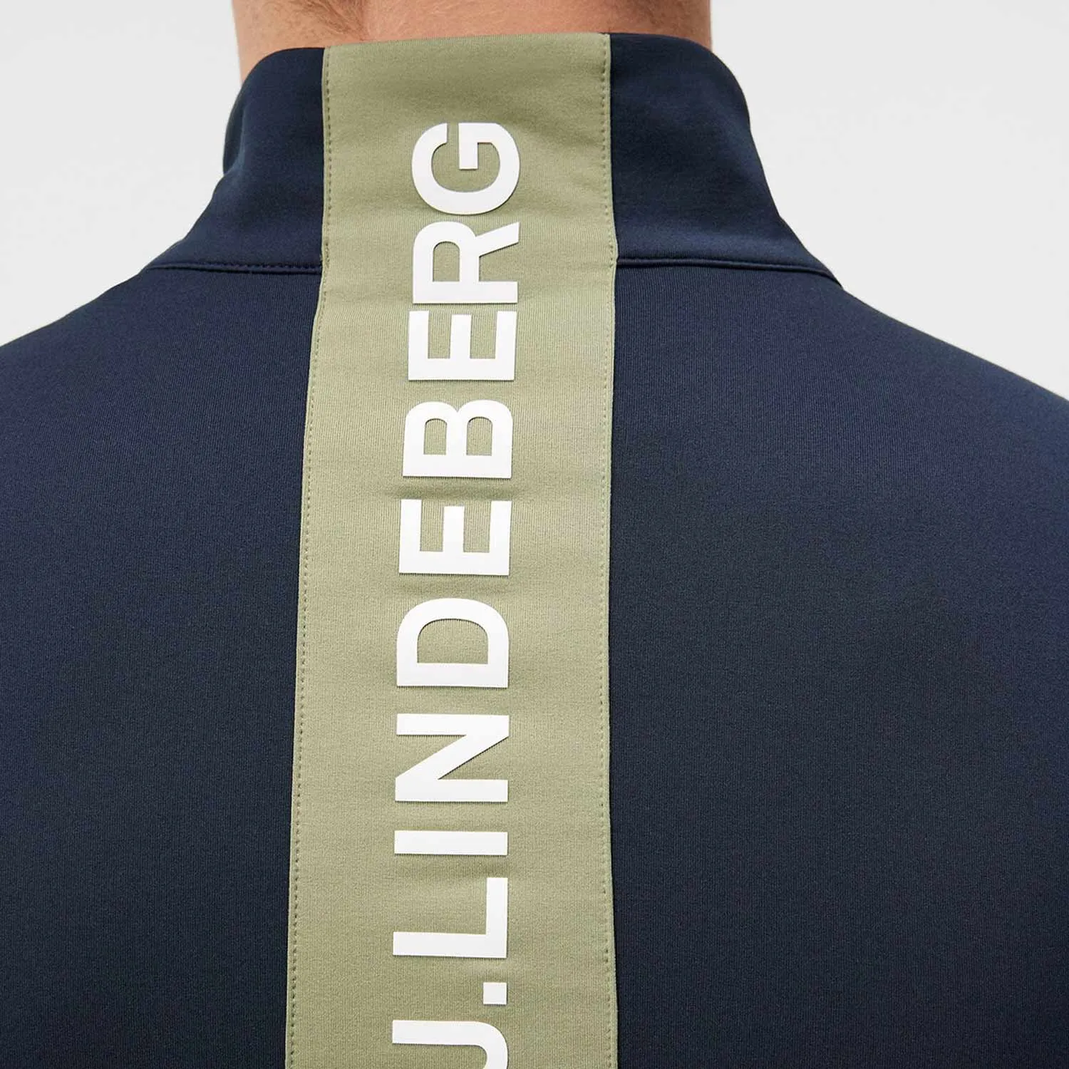 J.Lindeberg Banks Golf Mid Layer - Oil Green