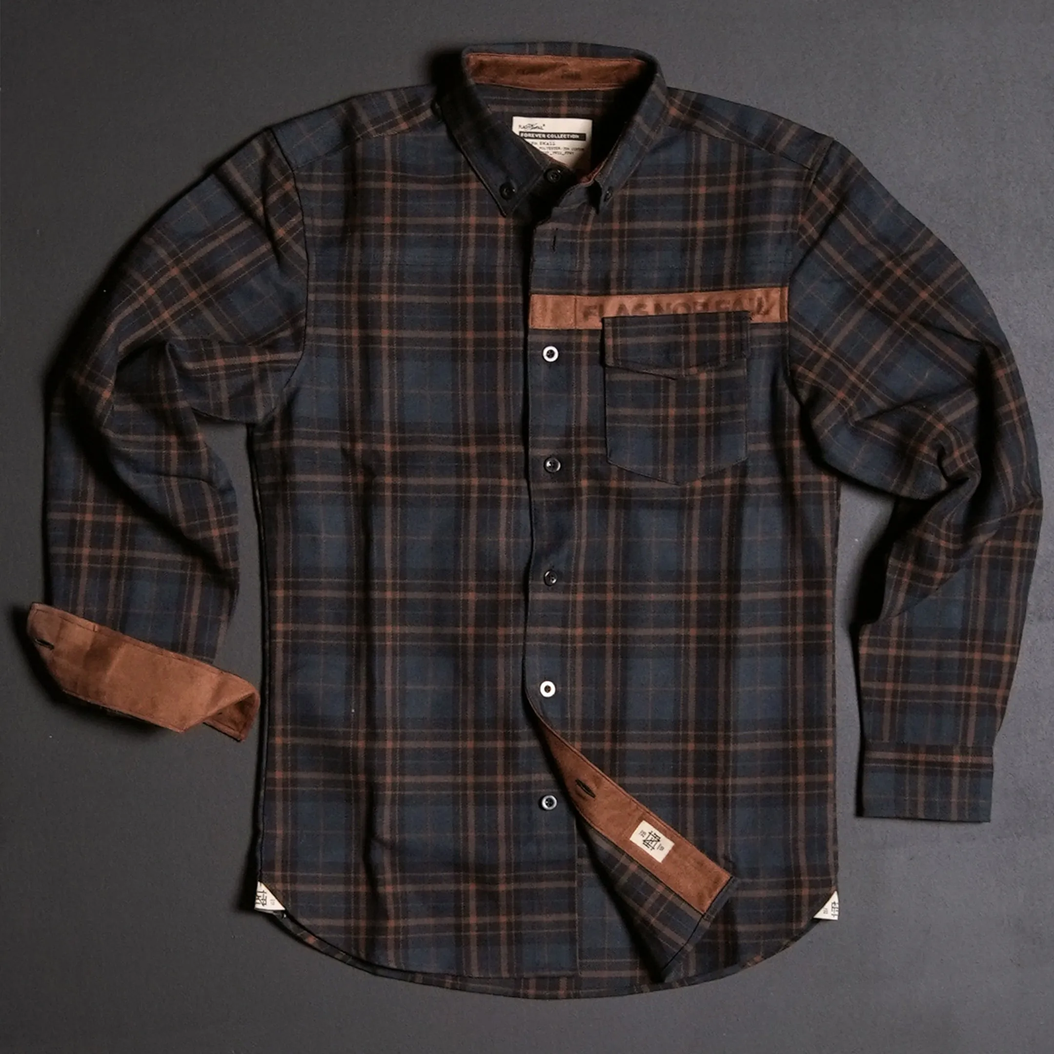 MEN'S FOREVER FLANNEL - NAVY