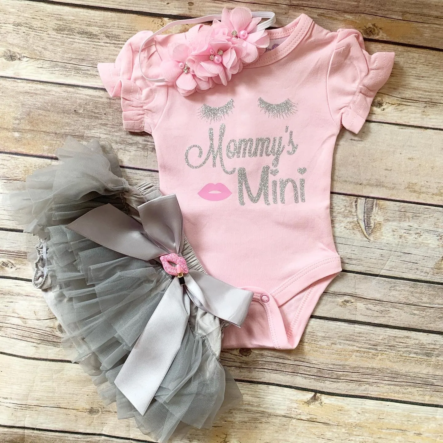 Mommy’s Mini silver-pink/silver