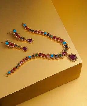 Naurattan Necklace Set