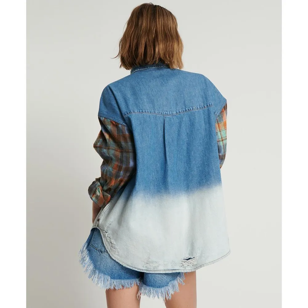 One Teaspoon Revolver Denim Flannel Shirt