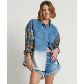 One Teaspoon Revolver Denim Flannel Shirt